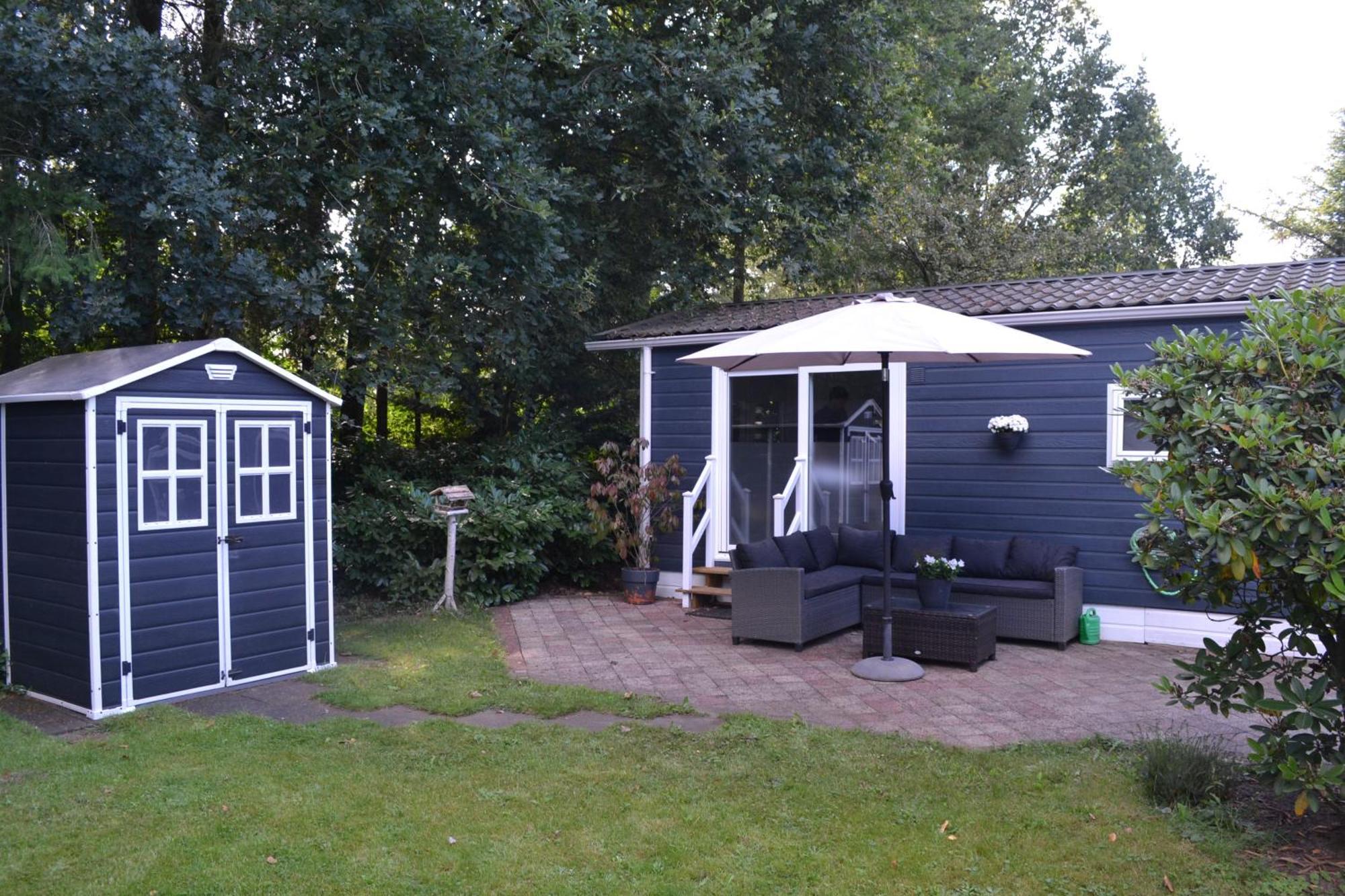 Modern Chalet In De Bossen Van De Veluwe Epe Exterior foto